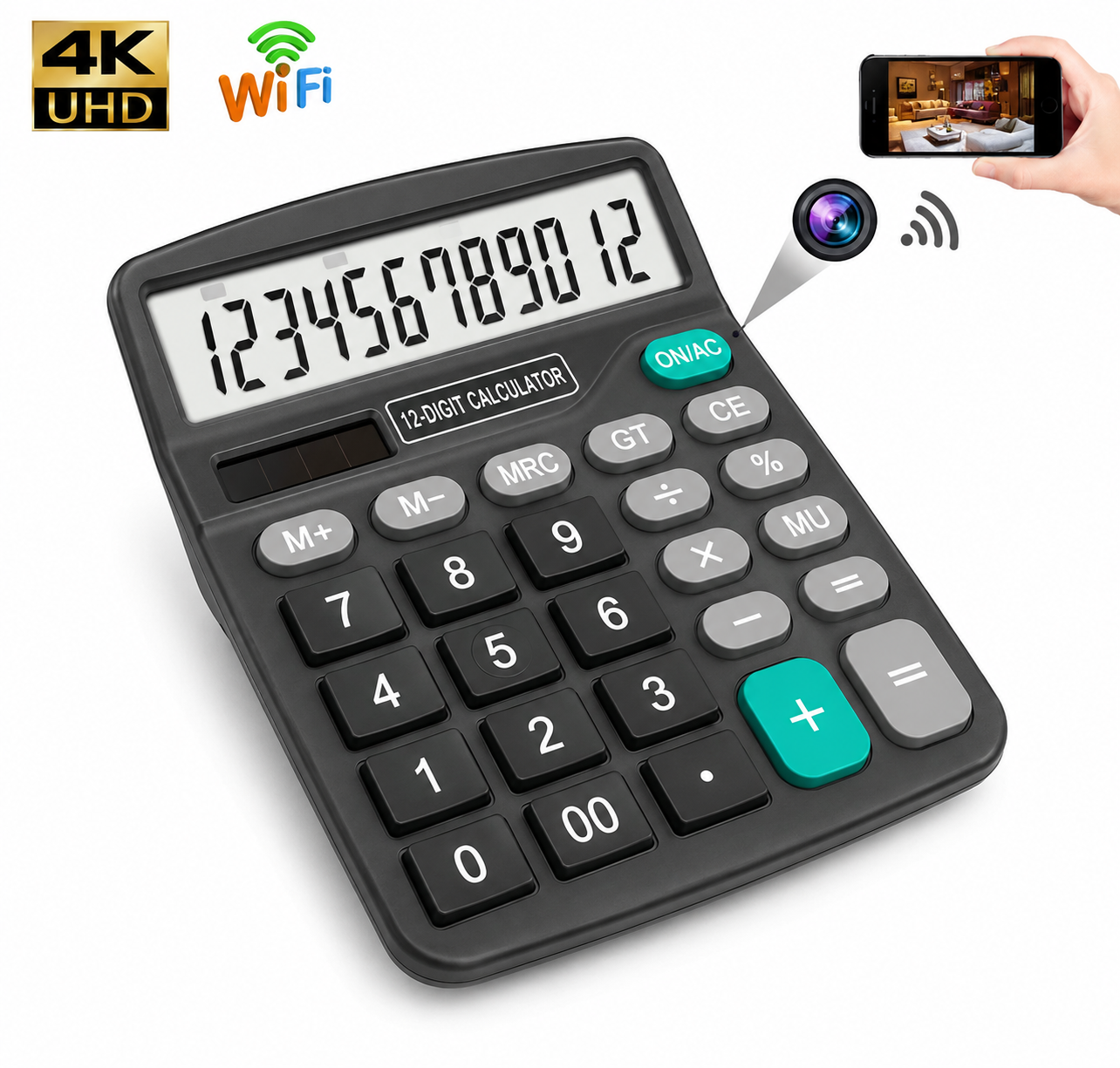 1080P WiFi Calculator Security Camera