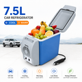 7.5L Portable Car Refrigerator & Warmer 12V | Mini Car Fridge for Road Trips, Camping & Travel