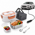 1.5L Electric Lunch Box Food Warmer for Car, Truck, Home & Office | 12V/24V/110V/220V Heated Lunch Box