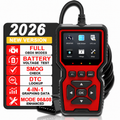 2026 V530 OBD2 Scanner Car Diagnostic Tool – Universal Engine Fault Code Reader with Live Data, Battery Test & 2.8" HD Display