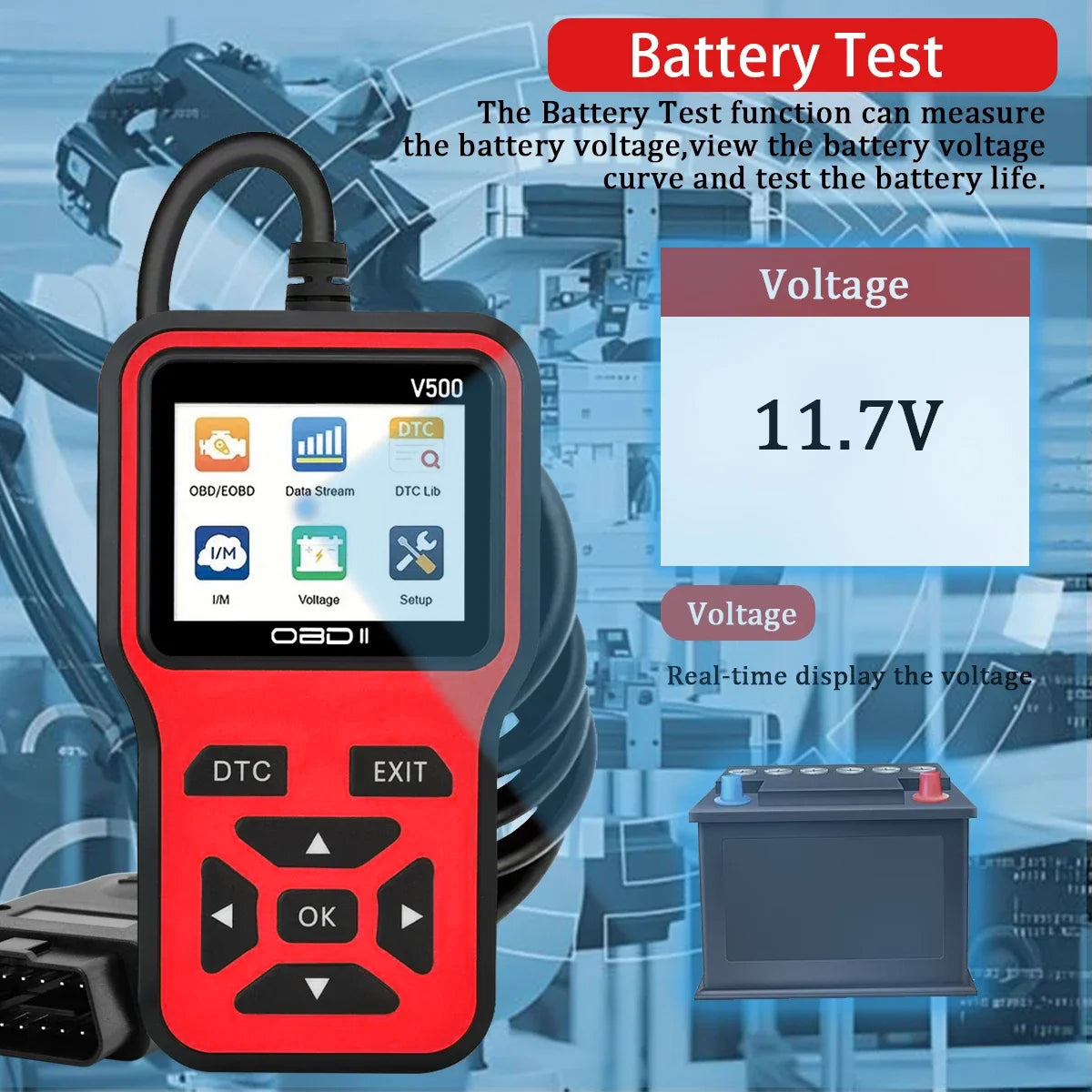 2026 Universal OBD2 Scanner – Professional Engine Code Reader