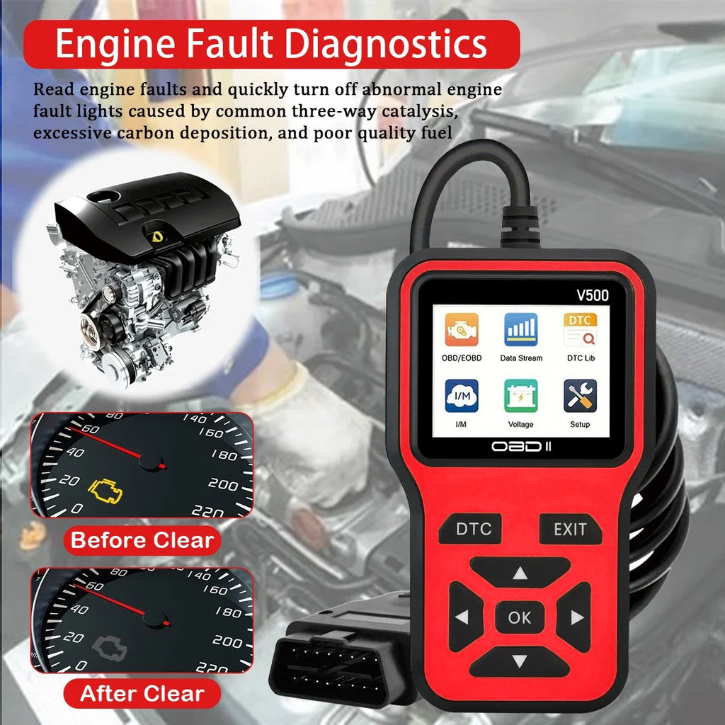 2026 Universal OBD2 Scanner – Professional Engine Code Reader