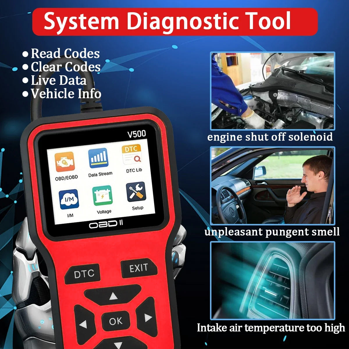 2026 Universal OBD2 Scanner – Professional Engine Code Reader