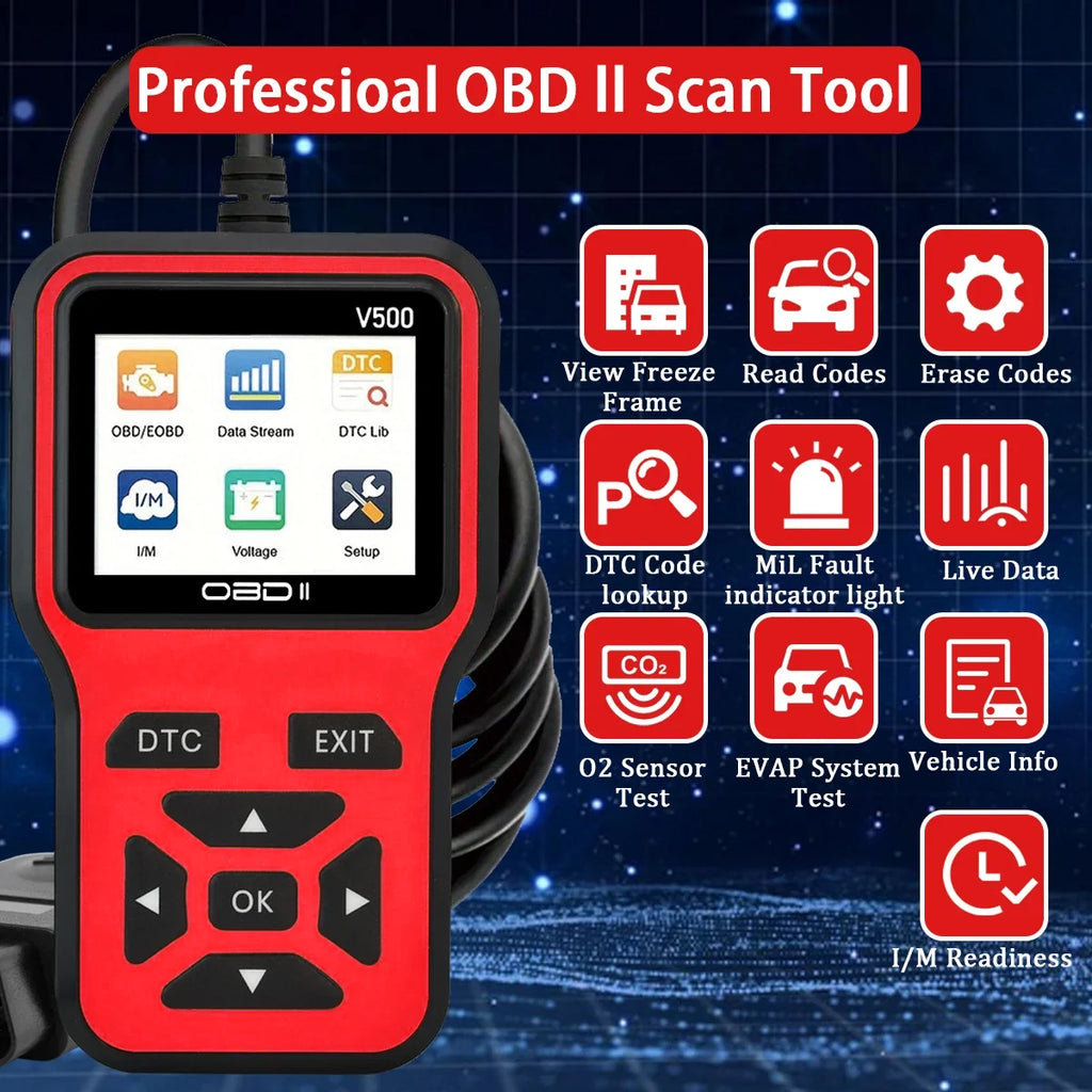 2026 Universal OBD2 Scanner – Professional Engine Code Reader