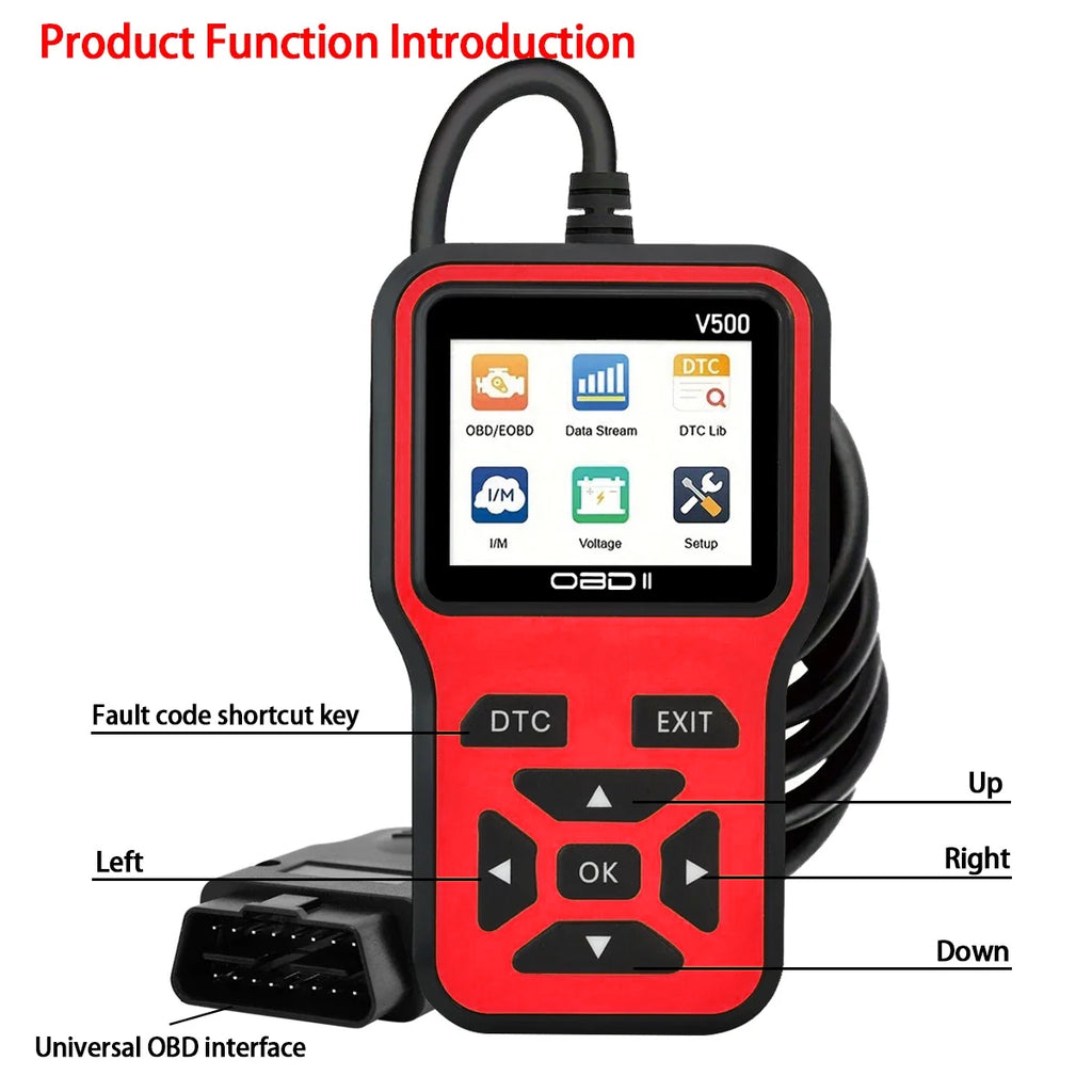 2026 Universal OBD2 Scanner – Professional Engine Code Reader