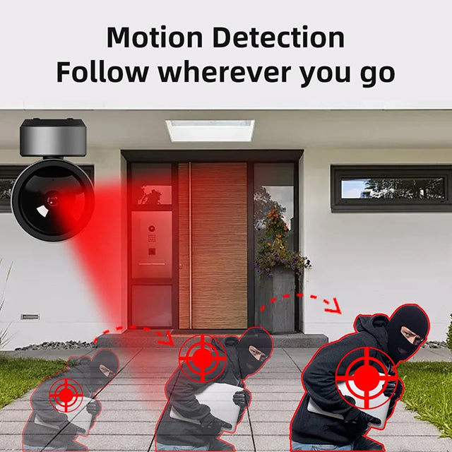 Smart WiFi Security Camera – Tuya 360° PTZ, 5MP Night Vision & Two-Way Audio