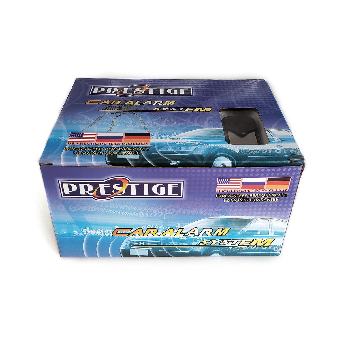 Prestige Car Alarm with Cut Off – 12V Anti-Theft Alarm, Immobilizer & Remote Starter