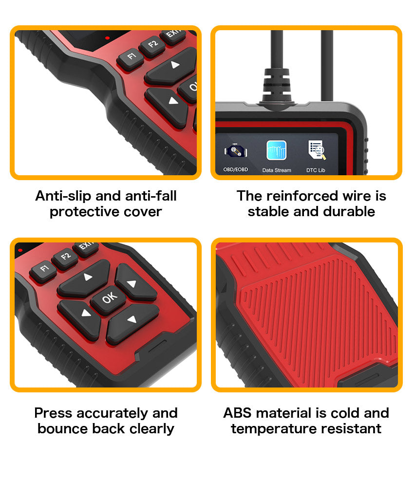 2026 V530 OBD2 Scanner Car Diagnostic Tool – Universal Engine Fault Code Reader with Live Data, Battery Test & 2.8" HD Display