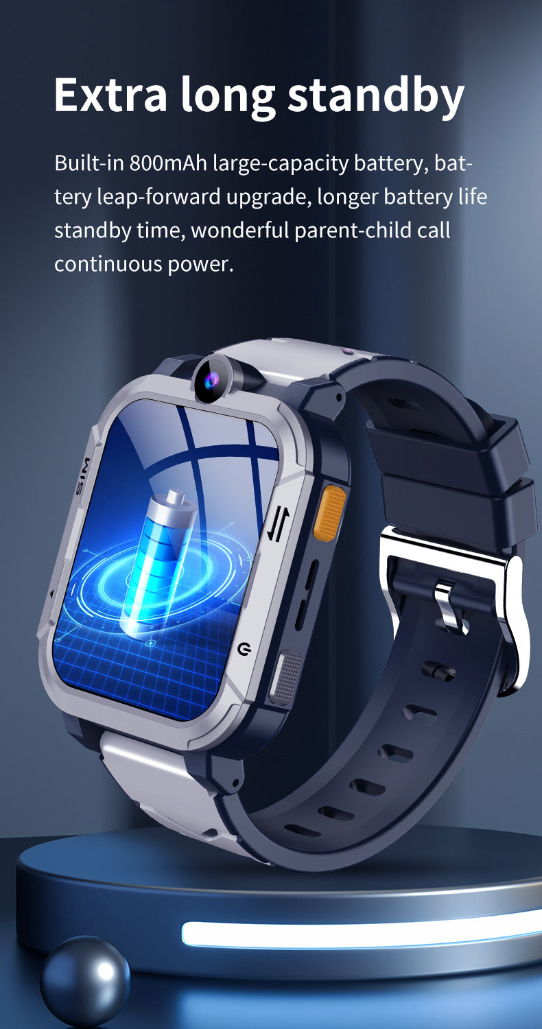 Kids 4G GPS Smart Watch with SIM Card, SOS, Video Call & Location Tracking