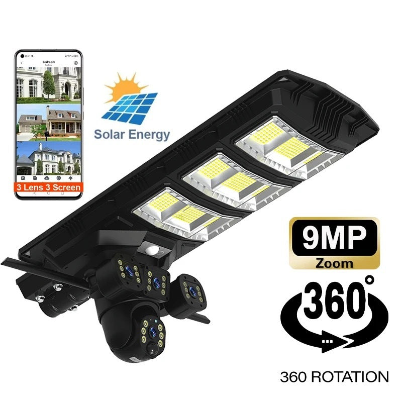 4G Solar Security Camera 8MP WiFi Outdoor CCTV with 360° View, PIR Motion Detection & Night Vision