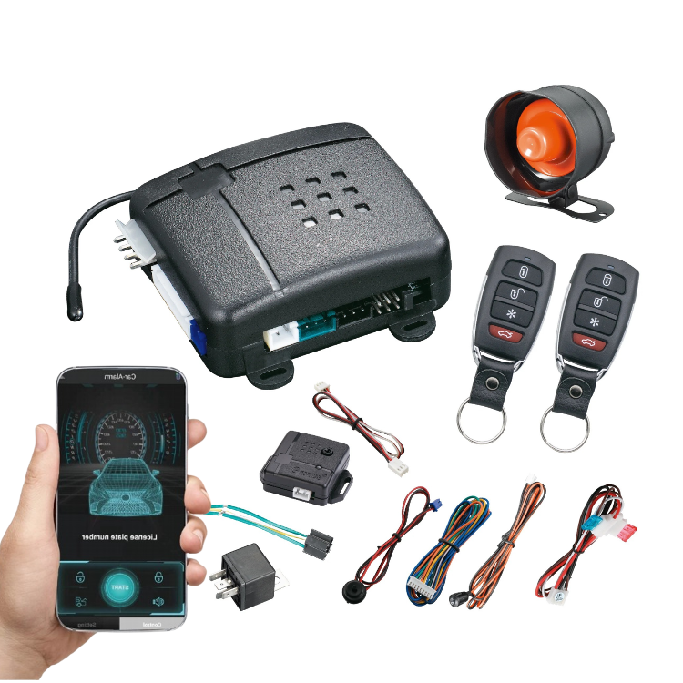 BT-V200 Universal Car Alarm with Cut Off – Bluetooth App, Keyless Entry & Anti-Hijacking