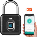 P2 Smart Fingerprint Padlock – Tuya App IP65 Waterproof Zinc Alloy Keyless Lock