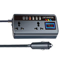 300W Car Power Inverter 12V/24V to 220V Converter with QC3.0 Fast Charging, USB-C & 3 USB Ports – Portable Automotive Charger Adapter