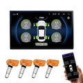 CAREUD TPMS with 4 Internal Sensors – Bluetooth Tyre Pressure Monitoring System for Cars