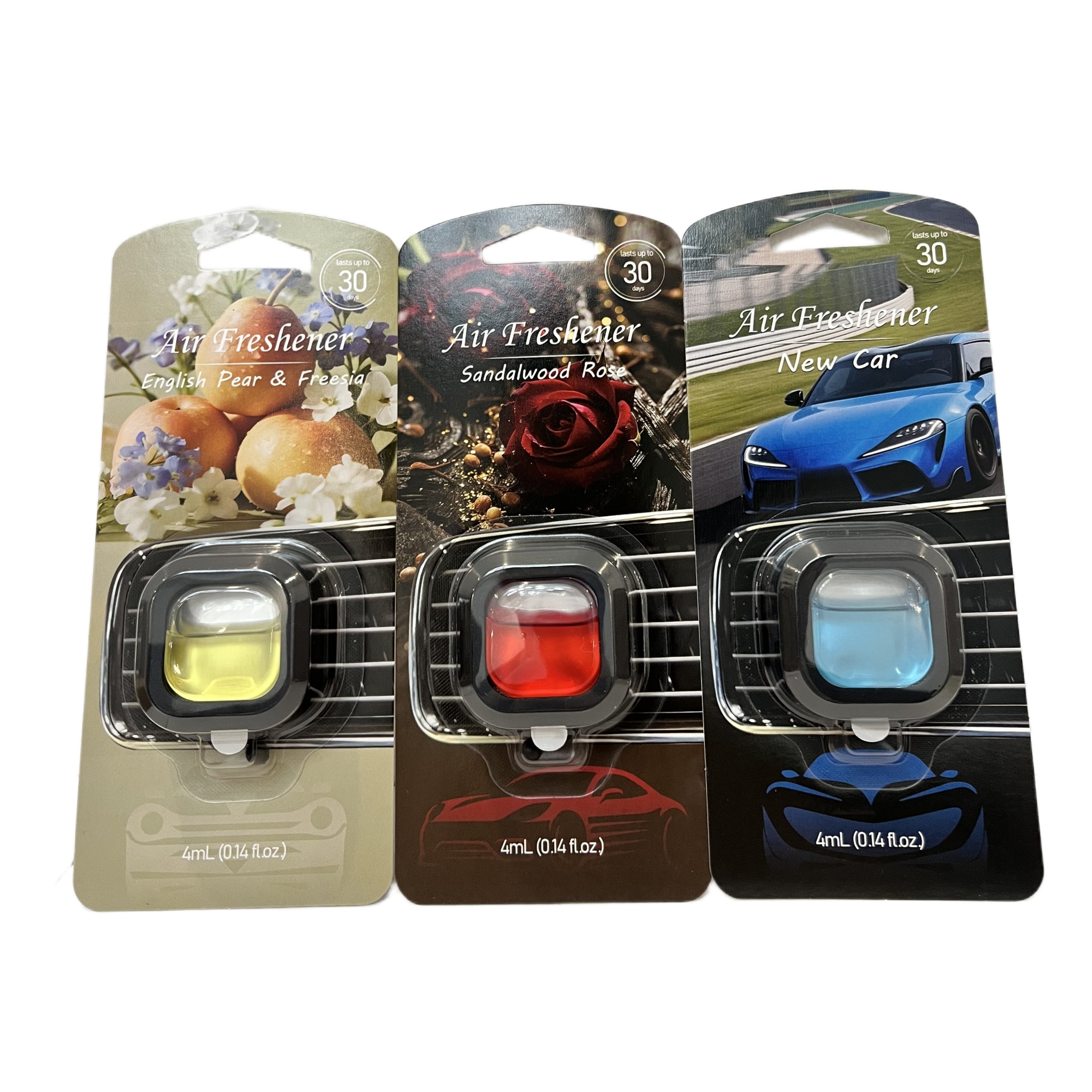 Car Air Freshener Vent Clip – Long-Lasting Fragrance Paper Car Perfume Diffuser