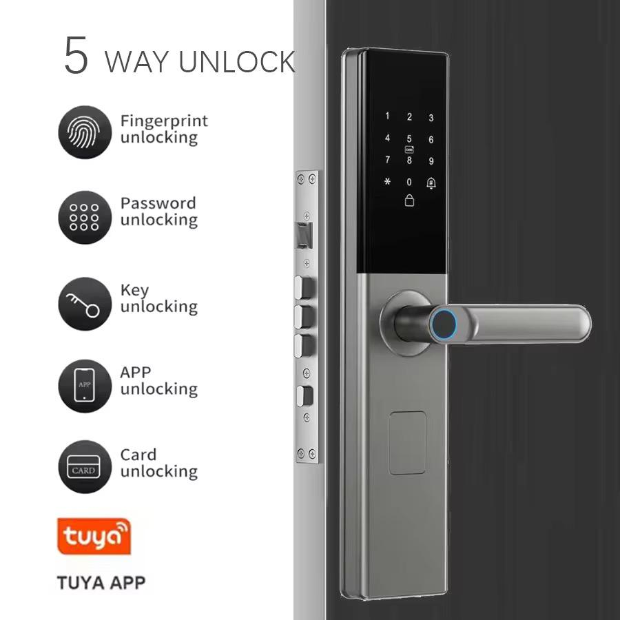 Z21 Tuya Smart Fingerprint Door Lock – WiFi 6068 Digital Keyless Smart Lock