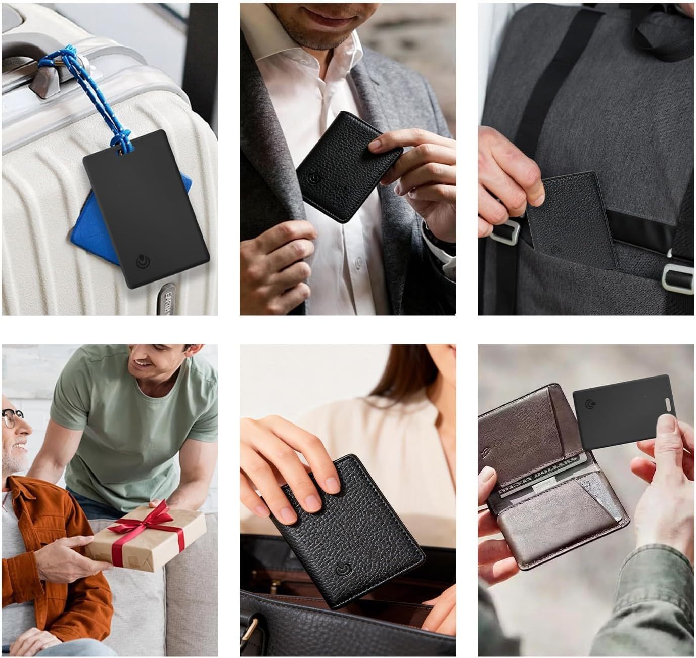 WESOLVET Smart Wallet Tracker Card – Apple Find My & Google Find Hub GPS Locator