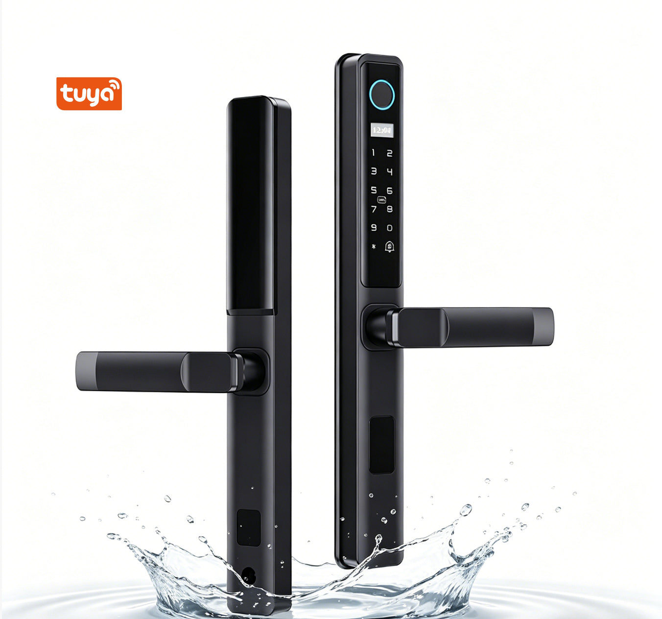 D02 Smart Door Lock – Tuya WiFi Fingerprint, Password, Card & Key Keyless Entry