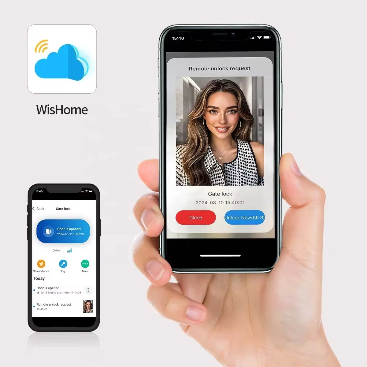 XFK50 Smart Door Lock – WiFi Fingerprint, Face Recognition, Password & Card