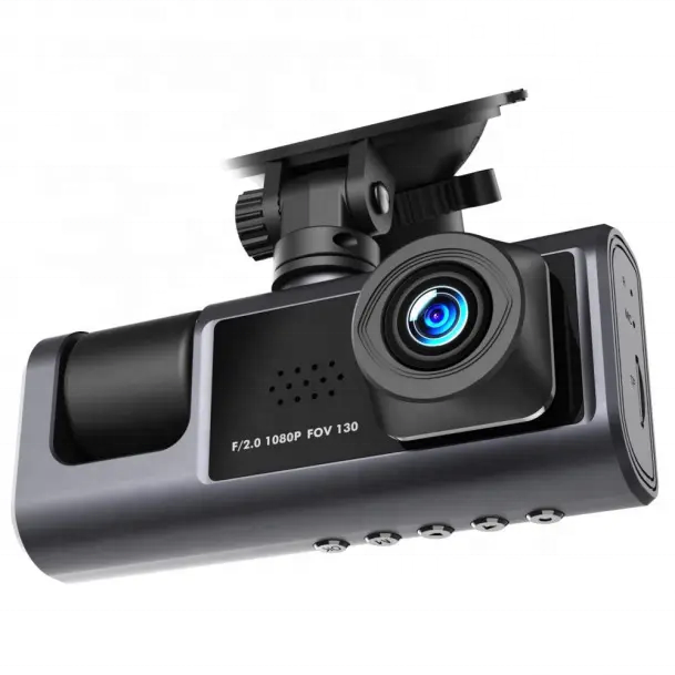 3 Lens 1080P HD Dash Cam for Cars | Front, Cabin & Rear Dashboard Camera with Night Vision