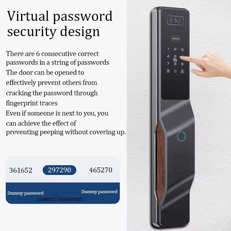 XFK50 Smart Door Lock – WiFi Fingerprint, Face Recognition, Password & Card