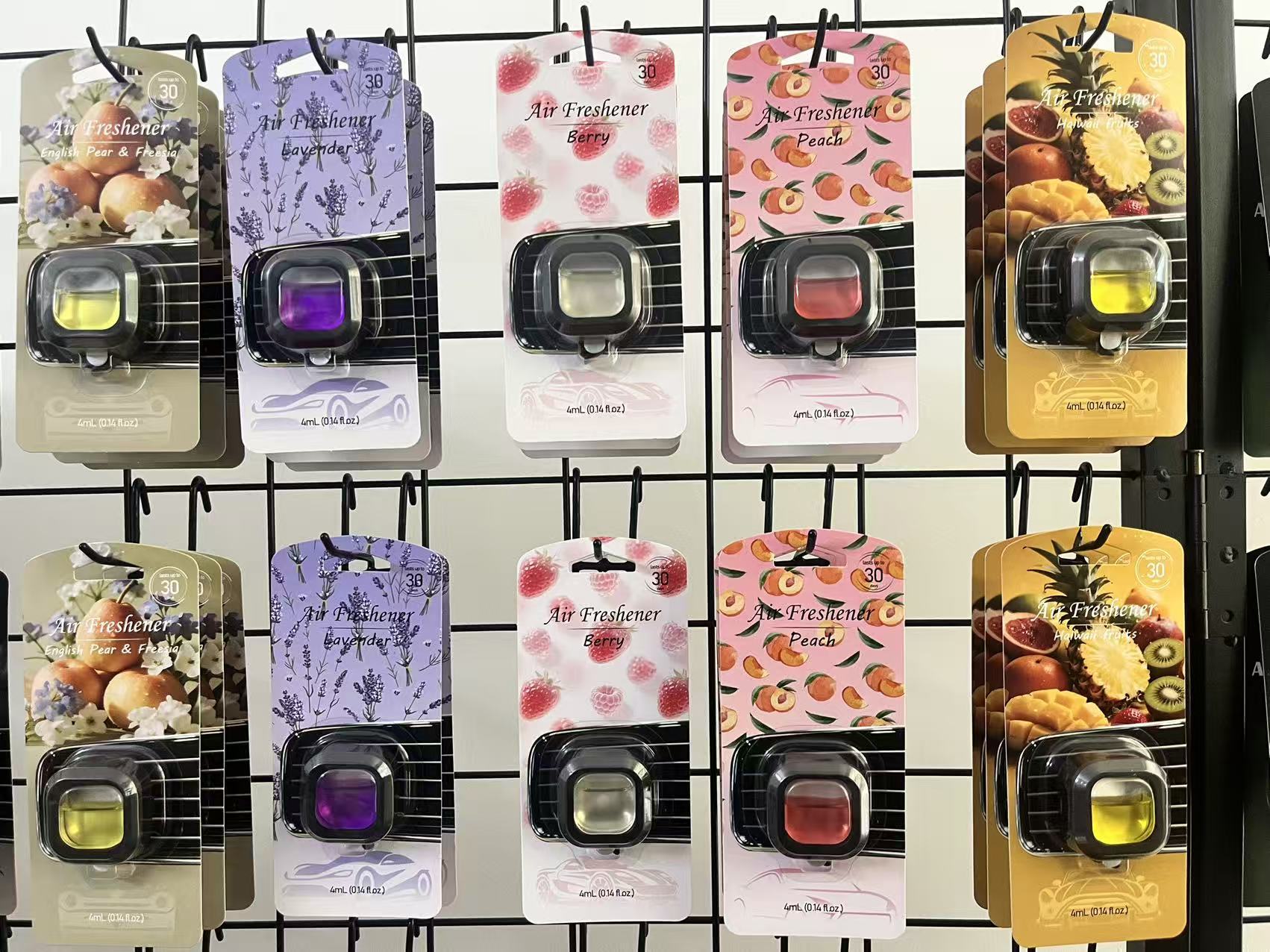 Car Air Freshener Vent Clip – Long-Lasting Fragrance Paper Car Perfume Diffuser