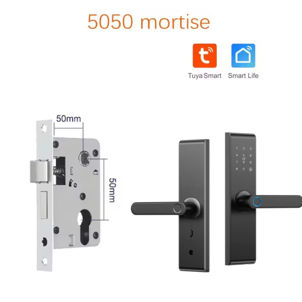 Z20 Smart Door Lock – Tuya WiFi Fingerprint, Password, Card & Key Keyless Entry