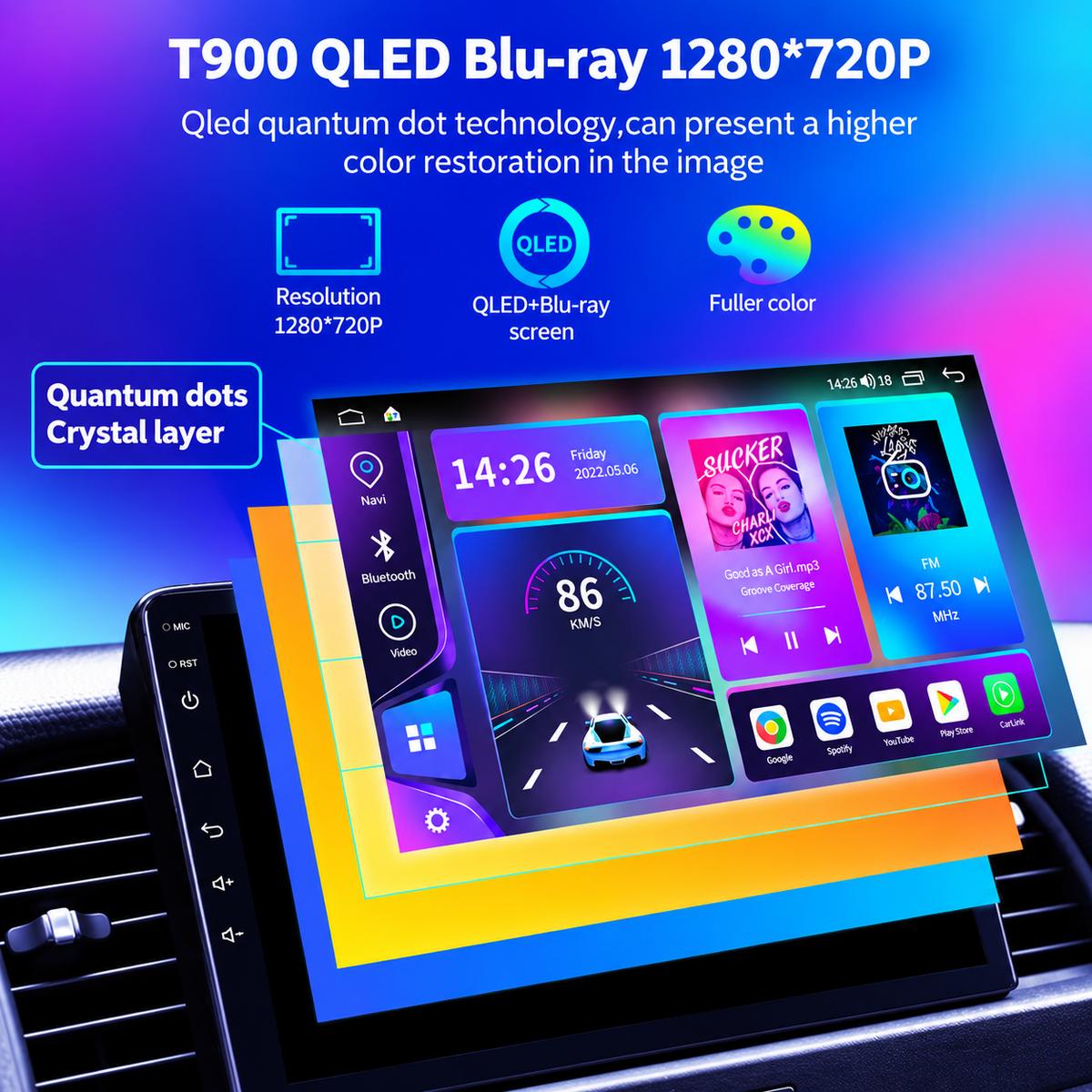 🚗Android Car Radio for Subaru Forester 2015–2017 & Subaru WRX 2016–2020 | CarPlay & Android Auto