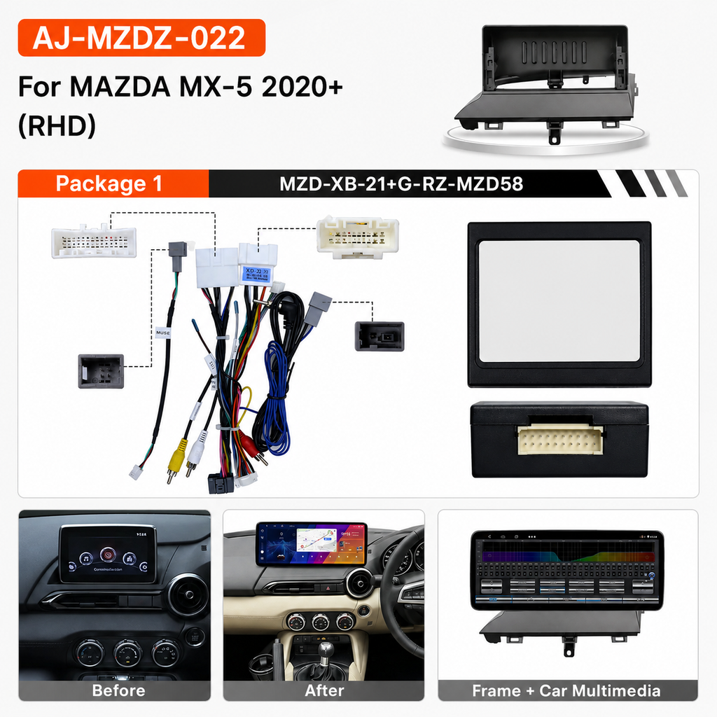 🚗 AIJALV 12.3″ Android Multimedia Player for Mazda MX-5 2020+ RHD