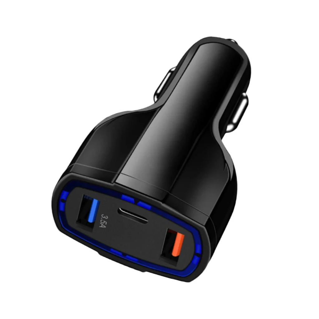 🚗⚡ Dual USB Car Charger | 3.5A Fast Charging Adapter