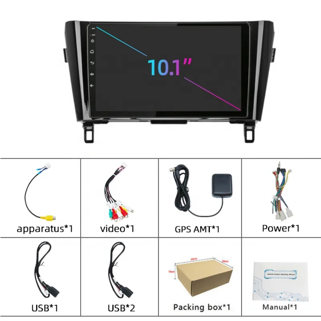 🚗 10.1" Android 13 Car Stereo for Nissan X-Trail T32 (2014–2021)