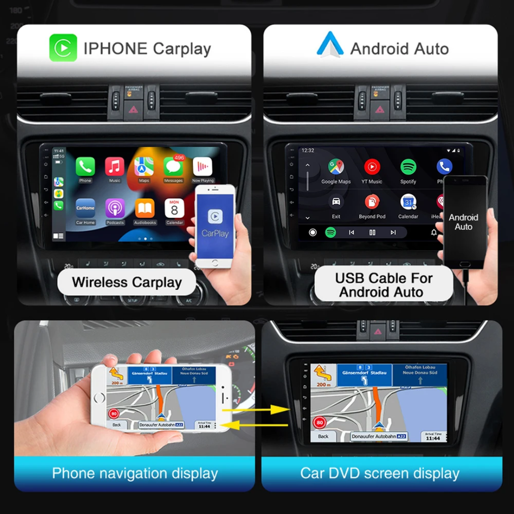 🚙 2-DIN Android Car Stereo for Subaru Forester (2008–2012)