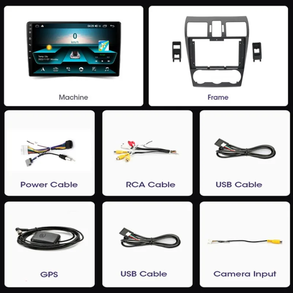 🚗Android Car Radio for Subaru Forester 2015–2017 & Subaru WRX 2016–2020 | CarPlay & Android Auto