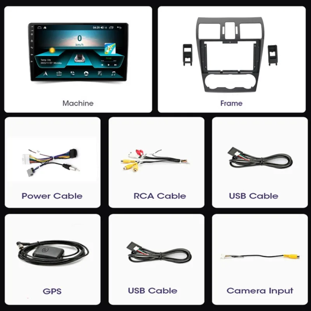 🚗Android Car Radio for Subaru Forester 2015–2017 & Subaru WRX 2016–2020 | CarPlay & Android Auto