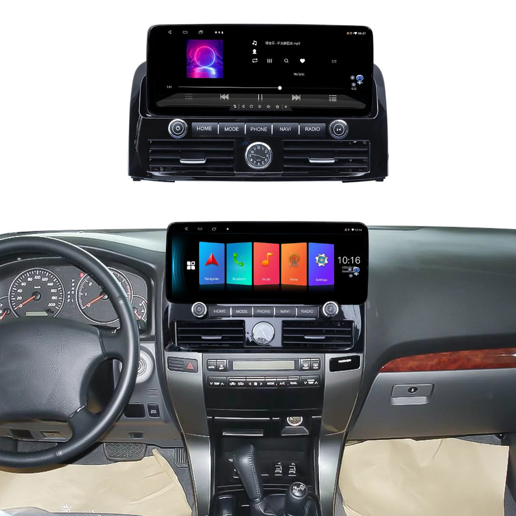🚘 AIJIA 12.3″ Android Car Multimedia Player for Toyota Prado 2004-2009 | QLED Touchscreen, CarPlay & Android Auto
