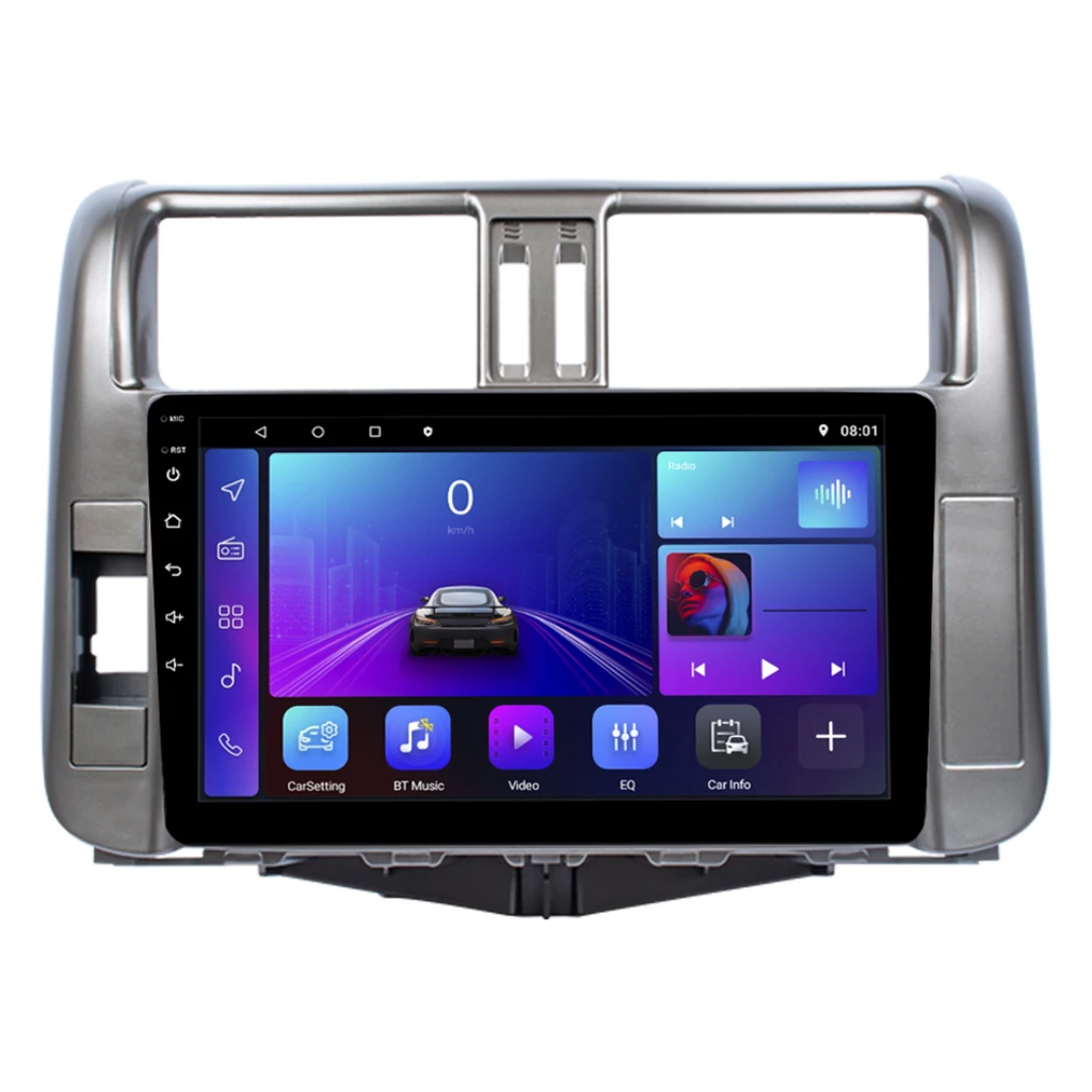 Toyota Prado 2009–2013 9" Android Car Stereo | 4G WiFi GPS | Bluetooth | Apple CarPlay & Android Auto