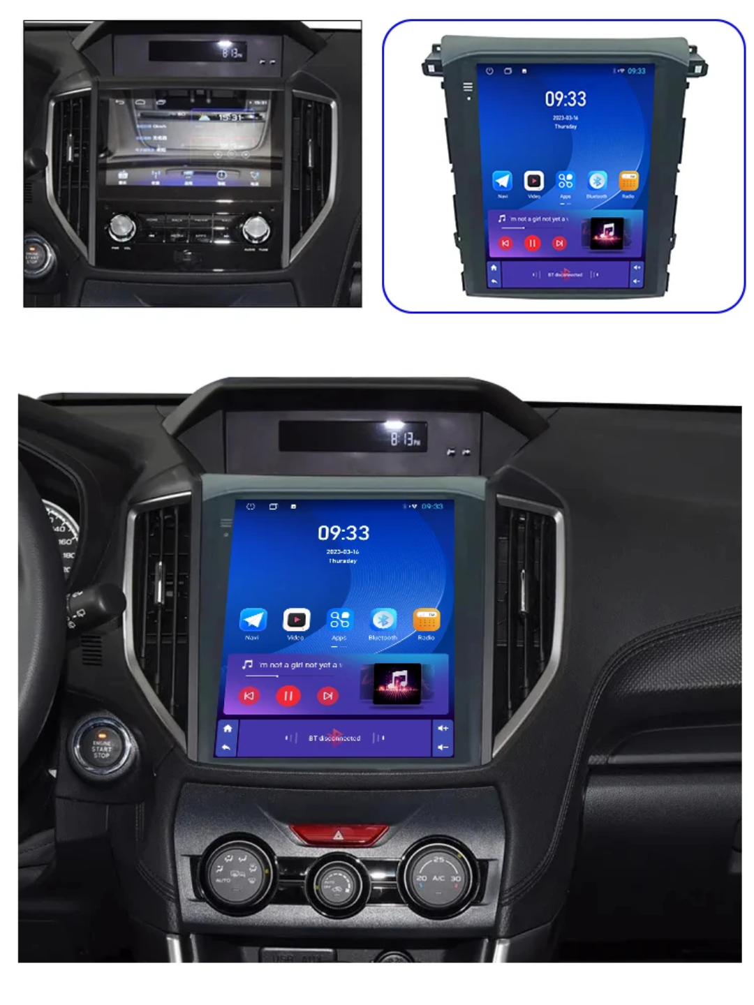 9.7″ Android Car Stereo for Subaru XV & Forester 2019–2021 | Wireless CarPlay, GPS & DSP