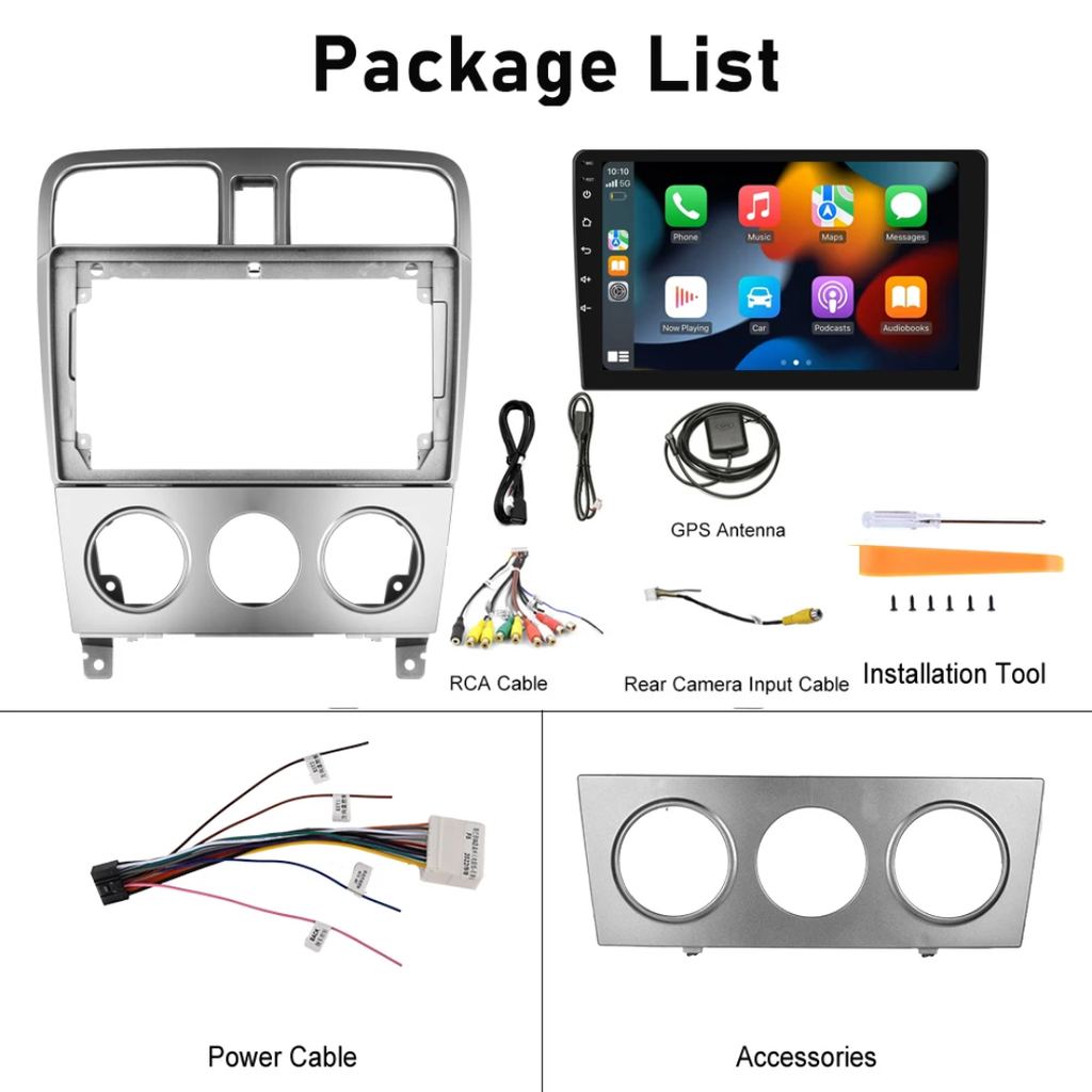 🚙 9" Android Car Stereo for Subaru Forester (2004–2007)