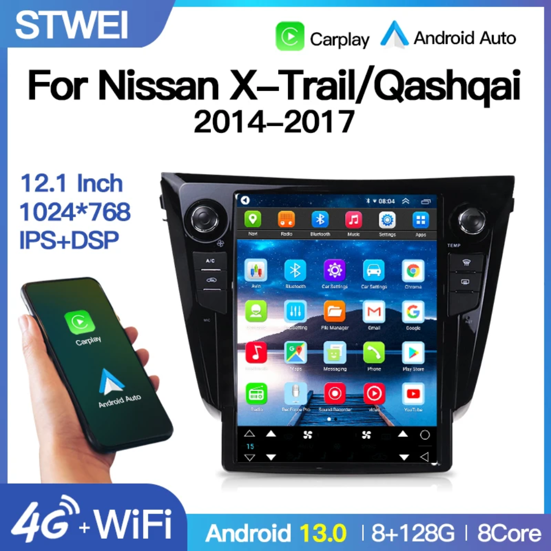 🚗 12.1" Android Car Multimedia Stereo for Nissan X-Trail T32 (2014–2017)