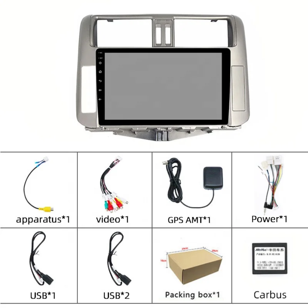 🚘 Toyota Land Cruiser Prado 150 Android Car Stereo | 2010–2013 | 9″