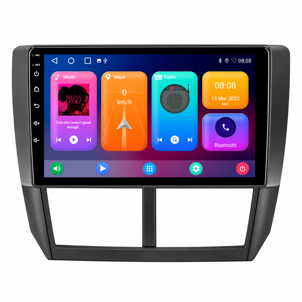 🚙 2-DIN Android Car Stereo for Subaru Forester (2008–2012)