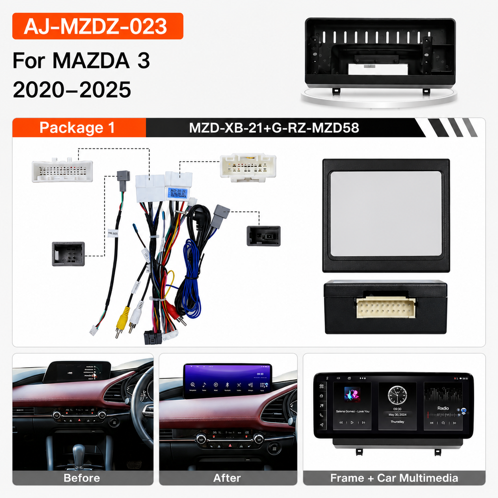 🚗 12.3″ Android Car Multimedia Player for Mazda 3 2020–2025 | CarPlay, Android Auto & GPS