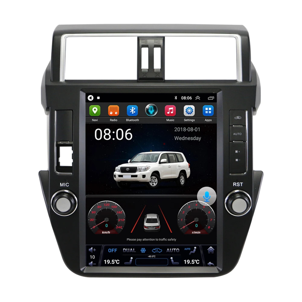 Toyota Prado 150 2014–2017 Android 13 Car Stereo | Touchscreen | GPS Navigation | CarPlay | Android Auto