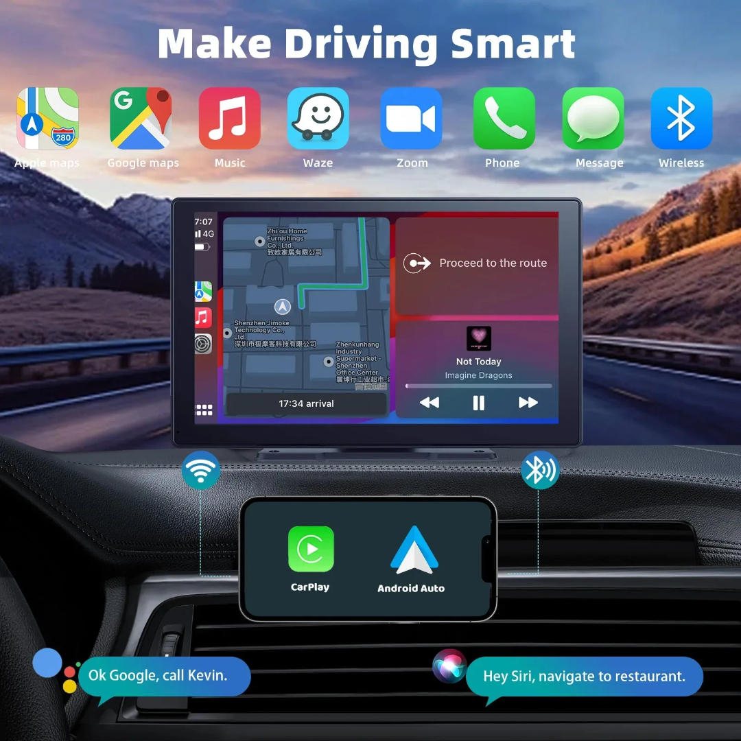 Toyota Land Cruiser Prado 150 2010–2016 12.3" Android Car Stereo | CarPlay | Android Auto | GPS | DSP | CD/DVD