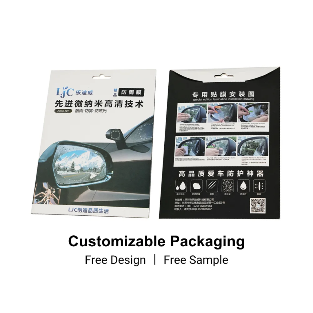 🌧️🚗 PET MICRO NANO RAINPROOF CAR WINDOW FILM 💧✨ - Larger.