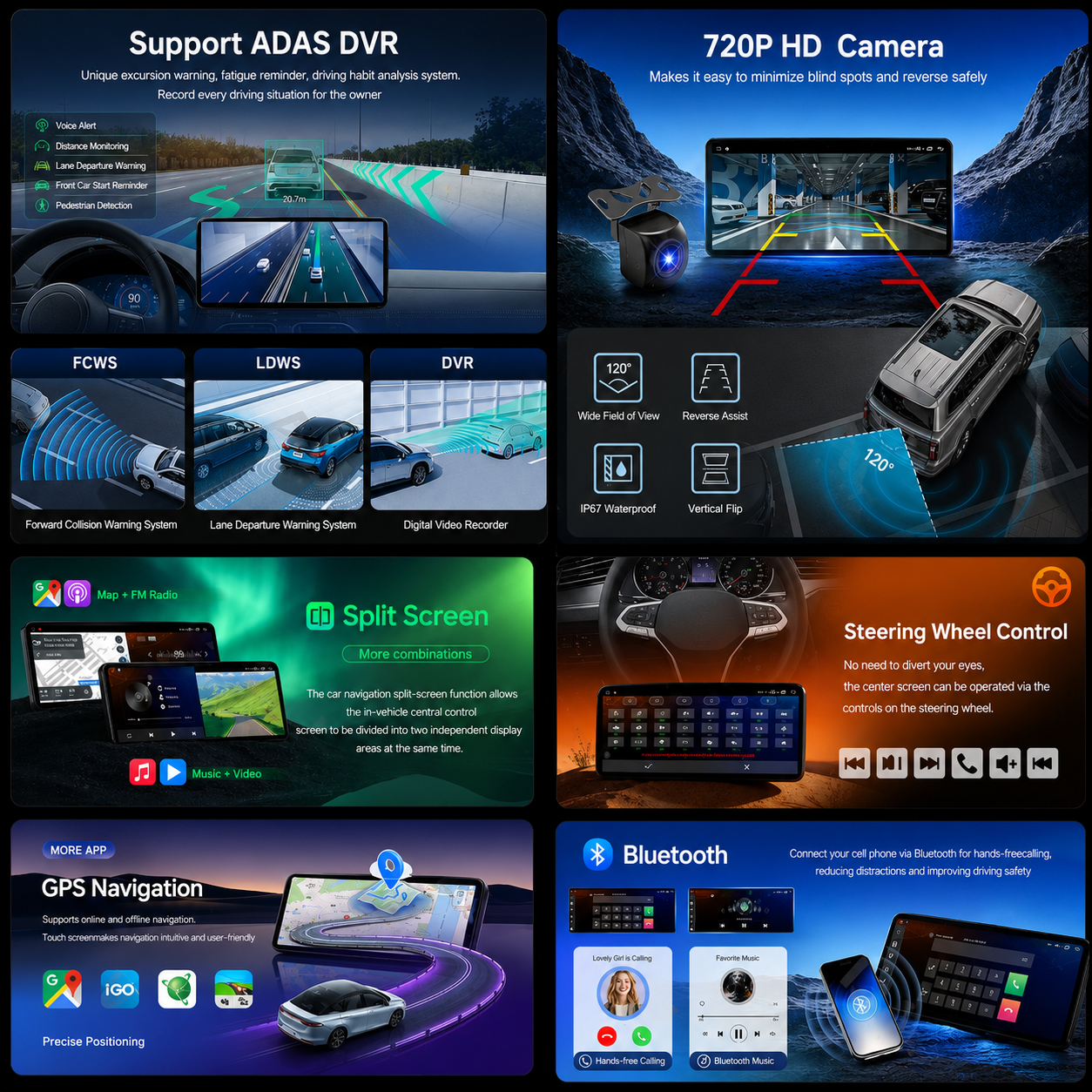 🚘 AIJIA 12.3″ Android QLED Car Multimedia Player for Toyota Land Cruiser 2007–2022