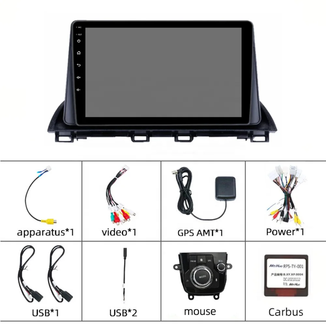 🚗 Mazda 3 Axela 9" Android 13 Car Stereo | 2014–2017 | Wireless CarPlay & Android Auto