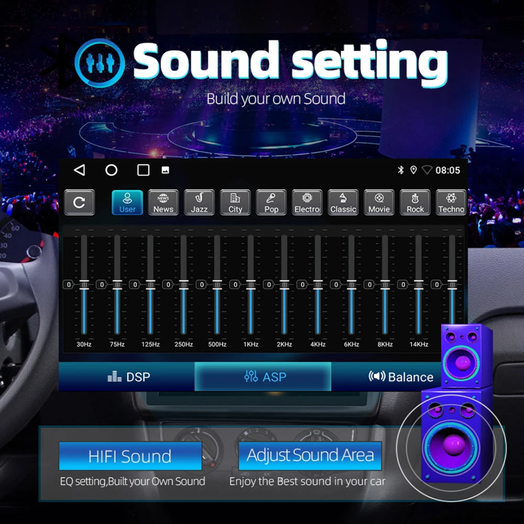 🚙 2-DIN Android Car Stereo for Subaru Forester (2008–2012)
