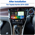 🚗 Toyota Harrier 2014–2020 Android Car Stereo | 10.1" Touchscreen Multimedia System.