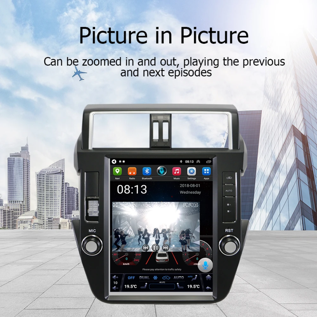Toyota Prado 150 2014–2017 Android 13 Car Stereo | Touchscreen | GPS Navigation | CarPlay | Android Auto